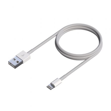 Aisens Cable Lightning a USB 2.0, 0,5m, Blanco